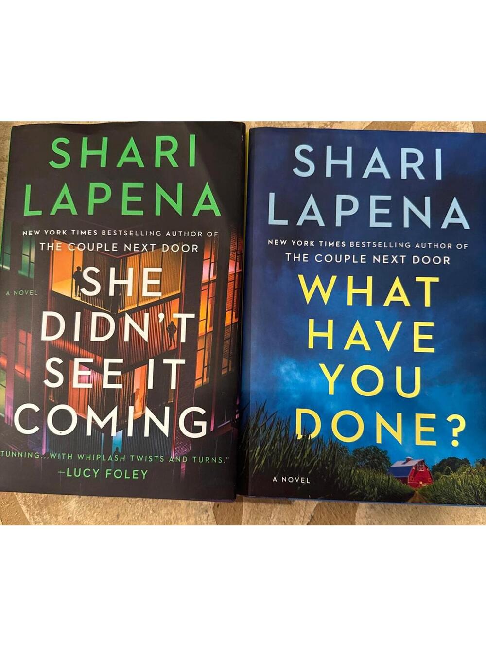 Shari Lapena Thriller Bundle 2024 & 2025 Hardcover Mystery Novels